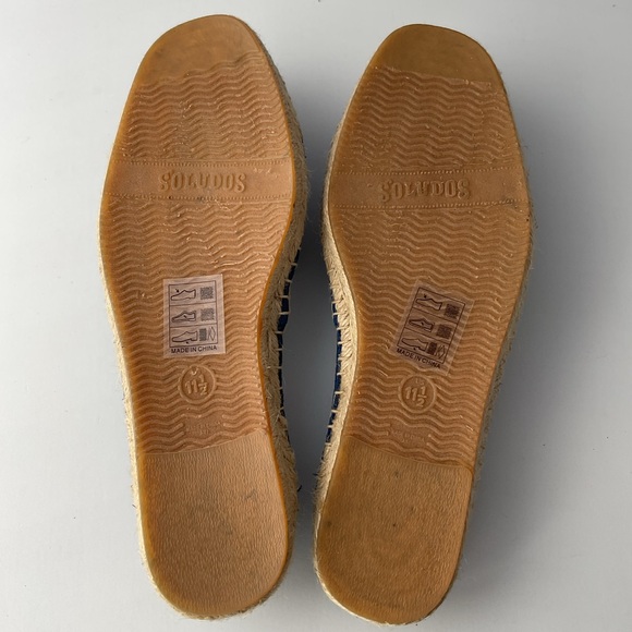 Soludos Blue Canvas Loafers - Picture 8 of 8